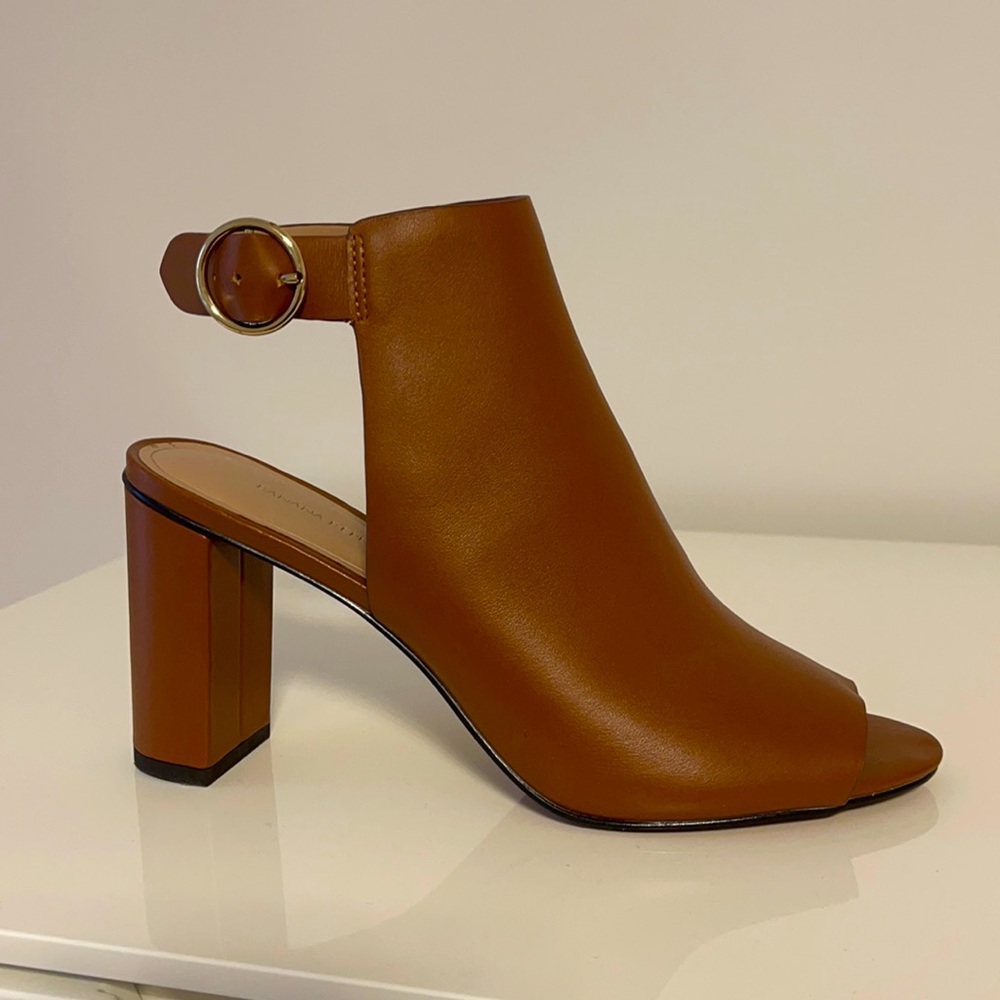 Banana republic peep toe booties. Size 8